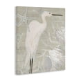 thumbnail image 2 of Stupell Industries Coastal White Egret Seashells Starfish Rustic Grain Pattern Canvas Art, 16 x 20, by June Erica Vess, 2 of 7