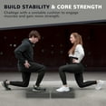 thumbnail image 6 of Flexwave Balance Pad Exercise Foam Mat – 15.5"x12.75"x2.25" Non-Slip TPE Core Stability Trainer for Yoga, Rehab & All Fitness Levels, Lightweight Multi-Use Cushion, Gray, 6 of 7
