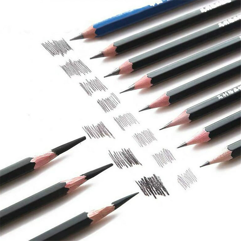  Walfront Professional Art Sketching Pencils Set,40 Pcs Drawing  Pencils Kit with Graphite Charcoal Pencils, Erasers, Craft Knife, Sketch  Book, Zippered Carry Bag, Art Supplies Students Painting Tool : Arts, Crafts