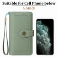 thumbnail image 6 of FALAN MULE FALAN MULE Women’s Trifold Wallet Rfid Blocking Wristlet with Large Card Capacity, 6 of 7
