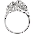 thumbnail image 2 of FB Jewels 14k White Gold Polished Metal Fashion Ring Size 6, 2 of 2