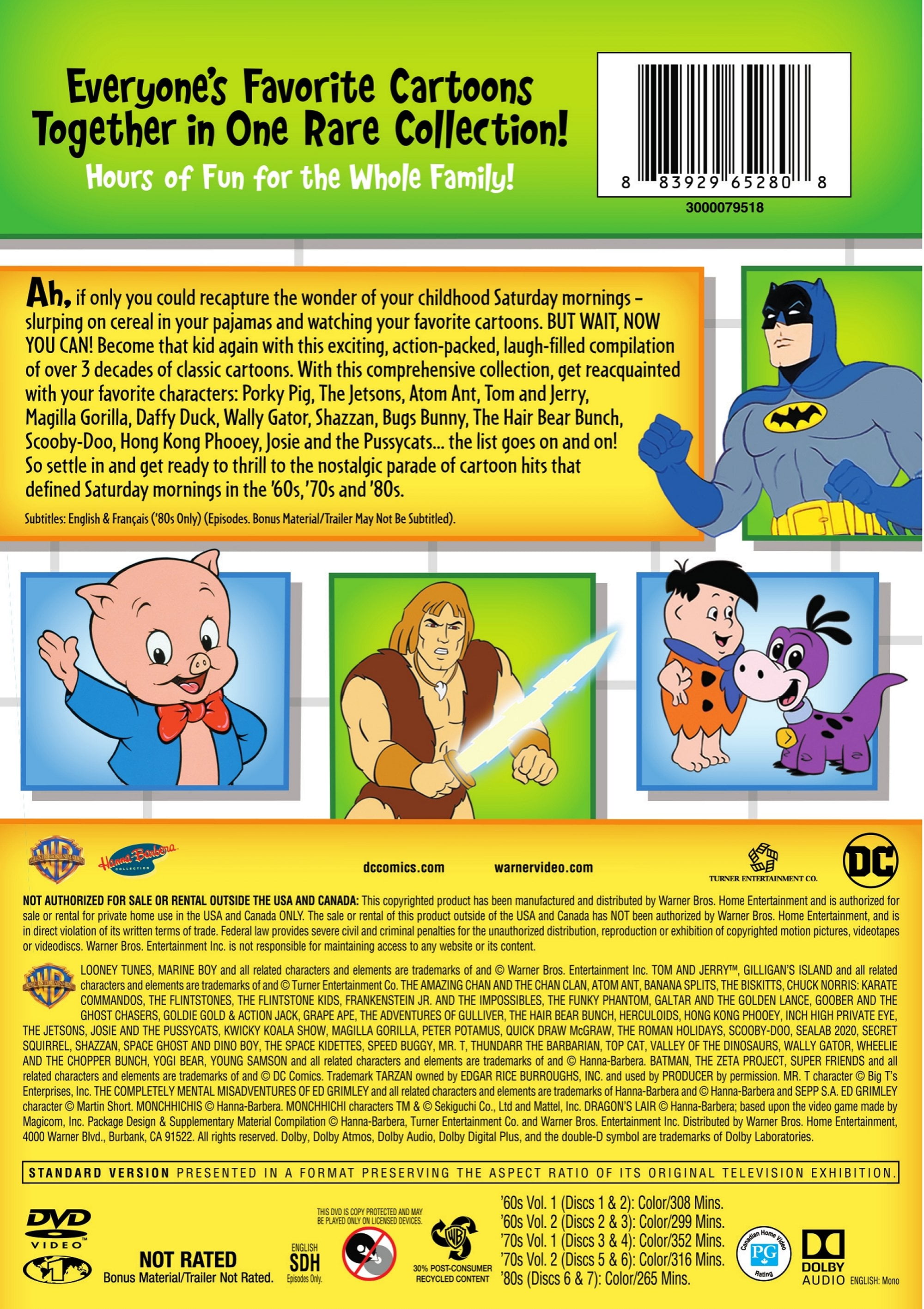 Saturday Morning Cartoons Collection: Cartoon Favorites From the