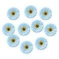 thumbnail image 1 of Clips de Cabello 10 Pcs Soledad Diademas de Flor Artificial Azul, 1 of 10