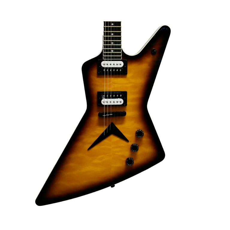 Dean ZX Quilt Maple Electric Guitar Transparent Brazilia