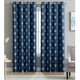 thumbnail image 4 of THD Arrow Print Thermal Room Darkening Blackout Energy Efficient Window Curtain Grommet Panels - Pair, 4 of 29