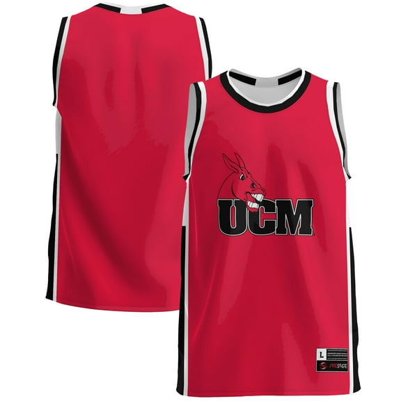 Men's GameDay Greats  Red Central Missouri Mules  Lightweight Basketball Jersey