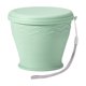 thumbnail image 2 of Vaso de agua plegable de silicona de 200 ml con tapa y cuerda colgante, vaso portátil para viajes y campamentos para bebidas calientes y frías, verde, azul, rosa, morado, 2 of 7