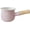 Pink, variant on Xlhshop 17oz Enamel Milk Pot, Mini Non-Stick Saucepan with Wooden Handle