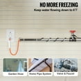 thumbnail image 2 of KFFKFF Self-Regulating Pipe Heating Cable, 40FT 5W/FT Heat Tape for Pipes Freeze Protection, Water Pipe Heat Cable, 2 of 9