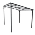 thumbnail image 7 of BlackOutdoor Pergola 8' x 10' Metal Inclined Roof Pergolas Waterproof Wall-mounted iron sheet shed Gazebo for Patio,Garden,Yard, 7 of 7