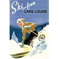 thumbnail image 4 of Ski Fun Lake Louise, Vintage Skier (19x27 inches, Premium 500 Piece Jigsaw Puzzle for Adults and Family, Made in USA), 4 of 4