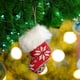 thumbnail image 2 of Fiudx Liquidación navideña Colgante de árbol de Navidad de tela, colgante de peluche de punto, lazo colgante, guantes de amor, botas, colgante decorativo, 2 of 5