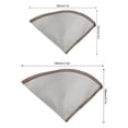 thumbnail image 2 of ZWP Cone Permanent Coffee Filter Reusable Coffee Filter Cone Shape Fine Filtering 304 Stainless Steel Paperless Mesh Coffee Filter, 2 of 6