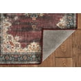 thumbnail image 5 of Linon Home Décor Washable Bryant Area Rug or Runner Collection, Ivory and Burgundy, 2' x 3', 5 of 19