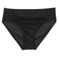 thumbnail image 2 of TOWED22 Women's Swim Bottom High Waist Retro Basic Full Coverage Bikini Tankini Swimsuit Briefs(Black,L), 2 of 5