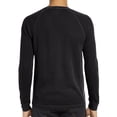 thumbnail image 3 of Blusa de hombre Tops de verano de manga larga Camisetas Henley Camiseta lisa para hombre Camiseta básica con cuello redondo de ajuste regular, 3 of 5