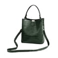 thumbnail image 2 of Cartera de Negocios Yinane de material cuero con Asa Totalizadores Informales - Verde, 2 of 8