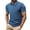Blue, variant on JTieacloth Collared T Shirt Men's Summer Lapel Short Sleeve Summer Thin Business Ice Silk Black L
