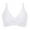 White, variant on Women Full Coverage Bikini Top No Bottom Push up Swimsuits Top Sport Bra Bathing Suits Tops
