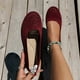 thumbnail image 4 of Amzcrzy Zapatos de mujer,Zapatos de mujer,Zapatillas de mujer, Zapatos planos de punta redonda de color liso para mujer, cómodos, transpirables y suaves, informales. Sandalias Mujer Zapatillas De Cas, 4 of 6