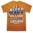 thumbnail image 1 of Denver Football "I Bleed Orange & Blue - Go Denver!" Orange T-Shirt, 1 of 1