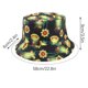 thumbnail image 3 of Sombreros de verano con protección solar, estampado de girasoles, para exteriores, estilo pescador, para mujer, 3 of 4