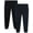 Black/New Navy, variant on Mens Sweatpants - 2 Pack Cozy Fleece Joggers for Men with Drawstring Waistband (Size: 8-20)