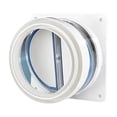 thumbnail image 2 of Danhjin Kitchen Flue Check Valve ORIG Kitchen Check Gate Smokes Exhaust Fan Smokes Exhaust Pipe Type Draught Outlet Plastic Material Unidirectional Smokes Exhaust Fan Accessories, 2 of 6