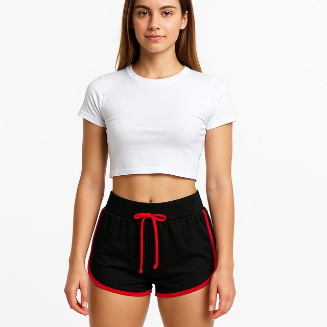 Short Deportivo Gym Pantalones Cortos De Algodón Para Mujer 