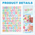 thumbnail image 3 of Uxcell 20 Sheets Letter Stickers 1/2 inch Small Vinyl Letter Number Stickers for Scrapbooking Bottle Classroom Decor Black, 3 of 6