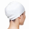 thumbnail image 4 of | Waterproof Cap Swimming Pool Long Hair--Blue-Silicone, 4 of 5