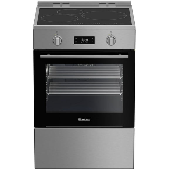 Blomberg Biru24102 24" Wide 2.5 Cu. Ft. Free Standing Induction Range - Stainless Steel