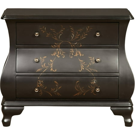 - Black Hand Painted Bombay Chest