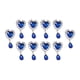 thumbnail image 5 of 10x Adornos de plano Botones de diamantes de imitación de corazón Pegamento en adornos Artesanías Diamantes de imitación de plano para, 5 of 7