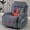 Massage Recliner Blue, variant on WENTUM Manual Recliner Massage Heated Sofa with USB and 2 Cup Holders and side pockets Gray