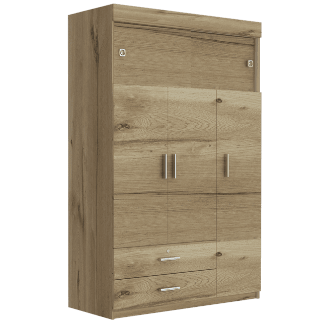 Closet Alma Café Claro Virtual Muebles