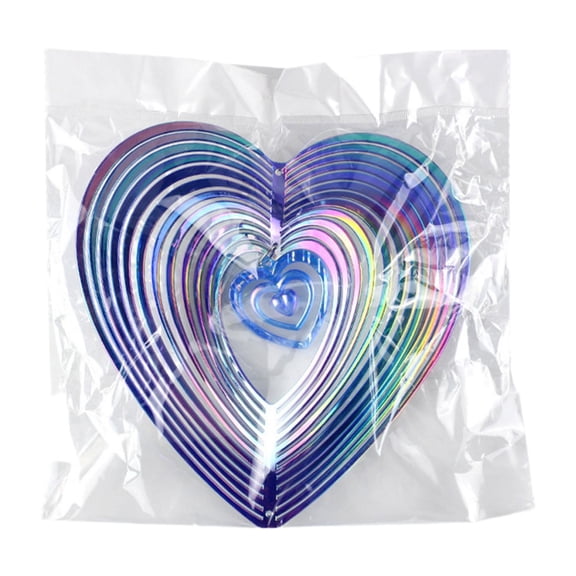 oshhni High Brightness Bird Deterrent Modern Heart Shaped for Lawn Farmland Balcony Blue