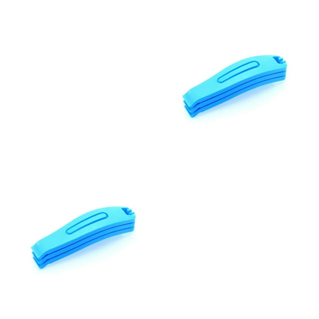 Wosthever 3 piezas palancas de neumáticos de bicicleta accesorios de eliminación de neumáticos de plástico universal accesorios de ciclismo Azul 2piezas