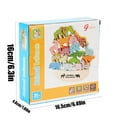 thumbnail image 3 of YATAV Montessori Toys Wooden Stacking Animal Toys Balance Competition Game for Family Ideal Christmas Birthday Gifts Balancing Block Sets(Wild Animals,C), 3 of 6