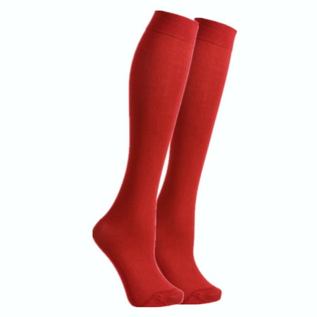 

For Womens Trouser Socks Knee High Dress Comfort Band With Spandex Size 9-11 LOT