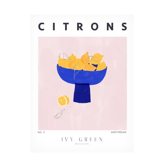 Ivy Green Illustrations 'Lemons' Canvas Art