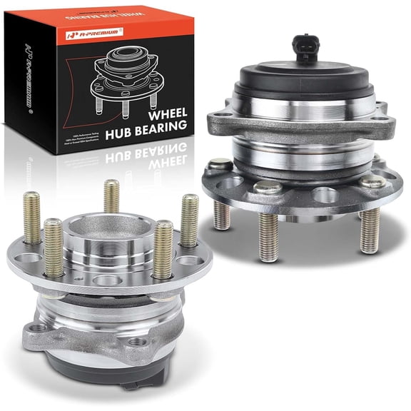 A-Premium 2 x Rear Wheel Bearing and Hub Assembly with ABS & 5-Lug Compatible with Kia Sorento 2016 2017 2018 2019 2020, FWD Only