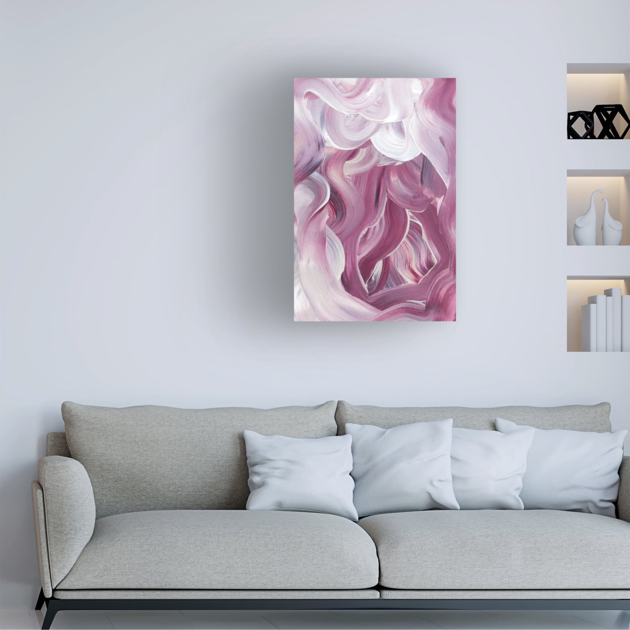 Trademark Fine Art uplusmestudio Abstract Confusion Canvas Wall Art