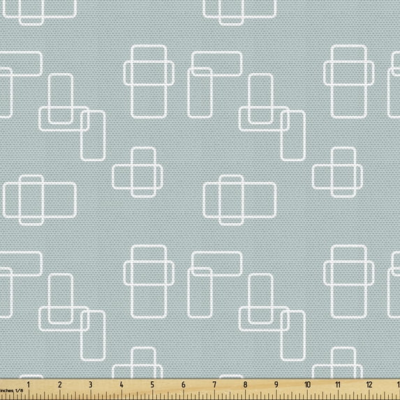 Rectangular Cloth Model Geometric Fabric by the Yard Upholstery, Modern Abstract Simple ...