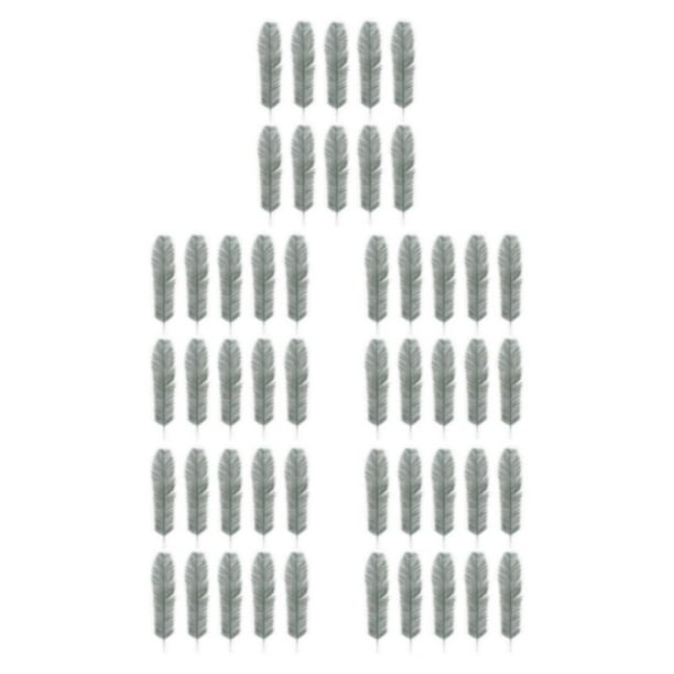 Bearachild 10 piezas con grandes plantas verdes falsas, plástico ecológico y fácil de limpiar de bajo mantenimiento A00264 Type2 NO2