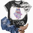 thumbnail image 4 of TOWED22 Halloween Teacher Shirts for Women Cute Spooky Season T Shirt Funny Bow Ghost Graphic Tee Tops Short Sleeve Shirt(Black,XXL), 4 of 7