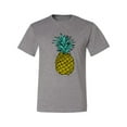thumbnail image 2 of Wild Bobby, Trendy Tropical Pineapple, Fashion, Men Graphic Tee, Heather Grey, Large, 2 of 4