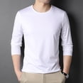 thumbnail image 1 of Men Casual Slim Fit Long Sleeve T-Shirt Undershirt Blouse Muscle Top Workout Tee, 1 of 8