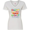 thumbnail image 3 of Inktastic Happy Last Day of School Women's V-Neck T-Shirt, 3 of 5
