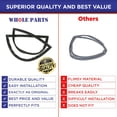 thumbnail image 7 of Whole Parts Refrigerator Freezer Door Seal Gasket (Black), Single Piece, Part# WR24X10079- Replacement & Compatible with Some GE Refrigerators, 7 of 7